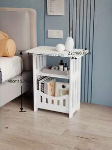 1 Piece Modern Minimalist Side Table Storage Cabinet Nightstand Small Square Table For Bedroom Living Room Sofa End Table Versatile Furniture Space Saving Home Organizer - Multicolor - View 6