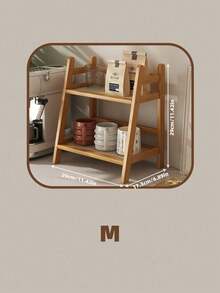 Madebyblanc 1PC Minimalist Double-Layer Desktop Storage Rack, Cosmetics And Snacks Storage Rack, And Figurine Placement And Organization Rack - Multicolor - View 6