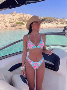 Swim Mod 2026 Spring/Summer Fashionable Sexy & Slimming Colorful Shell Design Bikini Swimwear, Perfect For Beach Vacation - Multicolor - View 1