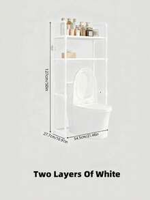 Madebyblanc 1PC 2-3 Tier Toilet Storage Rack Floor Multi-Layer Multi-Functional Towel Bath Room Daily Necessity Organizer - Multicolor - View 16
