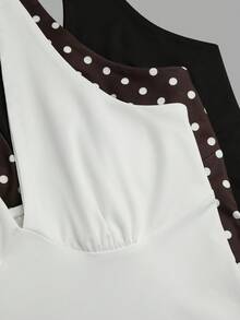 Sweetra Women's Ruched Fitted Halter Neck Top, Versatile For Daily Wear And Outings - Multicolor - View 8