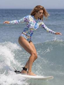 Swim SPRTY 26SS Ropa de playa para mujer primavera/verano, conjunto de traje de baño con estampado de conchas - Multicolor - Ver 7