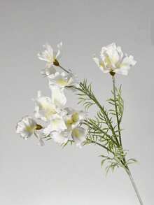 Cirelle 1件裝人造多色鳶尾花，仿真觸感花莖搭配皺褶花瓣，仿真花束花瓶填充花，居家餐桌中心裝飾，婚禮裝飾 - 彩色 - 查看 15
