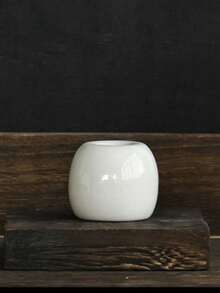 Haus Hana 1个精美陶瓷花瓶，创意家居装饰工艺品，用途广泛，可用作香薰架和迷你花瓶，适用于插花/水培植物，是客厅、玄关、卧室梳妆台和办公桌的理想之选，也是一份完美的优雅礼物。 - 彩色 - 查看 14