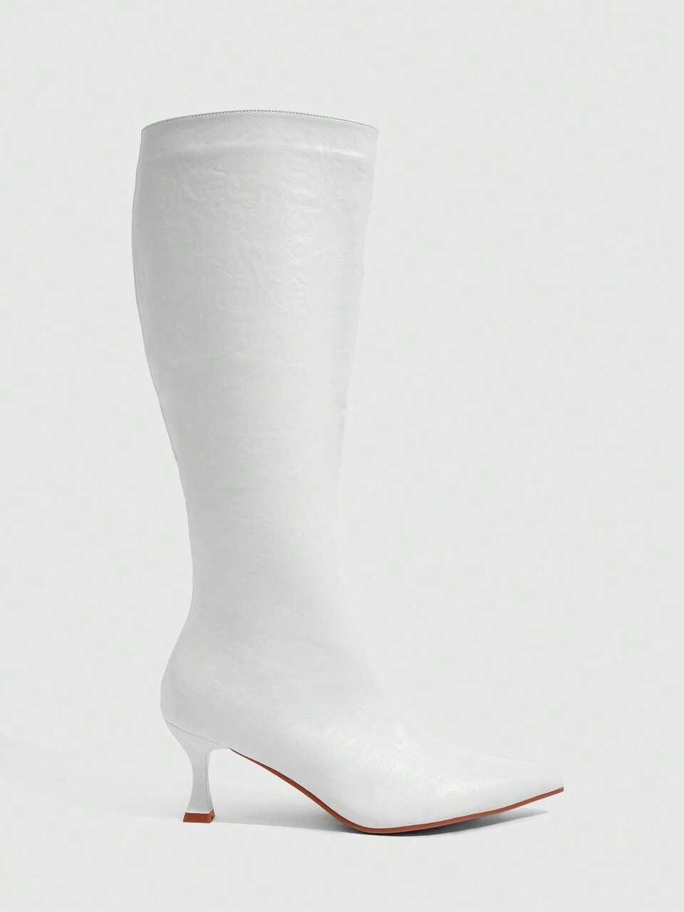 CUCCOO SZL Women's Fashion Pointed Toe Knee-High High Heel Boots For Christmas Valentine's Day Spring Shoes