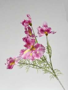 Cirelle 1件裝人造多色鳶尾花，仿真觸感花莖搭配皺褶花瓣，仿真花束花瓶填充花，居家餐桌中心裝飾，婚禮裝飾 - 彩色 - 查看 18
