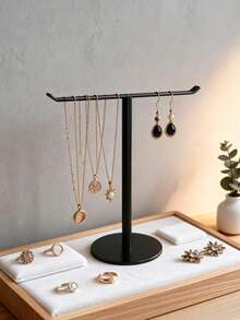 BlackTowel Rack, Bathroom T-Shaped Towel Rack, Kitchen Towel Rack, Make Towel Storage More Simple And Convenient - Black - View 7