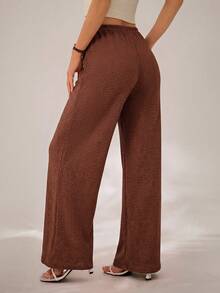 Women Pants - 灰色 - 查看 2
