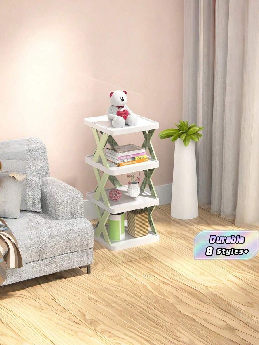 Shoe Rack Household Door Multi-Layer Small Narrow Simple Shoe Rack Entry Door Storage Dormitory Shoe Cabinet - View 1