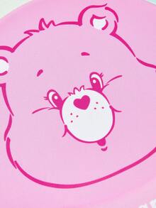 SHEIN X Care Bears Alfombrilla de ratón para computadora con patrón de dibujos animados y reposamuñecas - Redondo - Ver 4