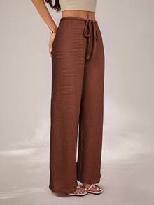 Women Pants - 灰色 - 查看 6