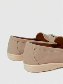 Sleekvia Women's Casual Comfortable Flat Loafers, Versatile For Daily Wear For Christmas Fall Shoes - Light bean paste - View 7