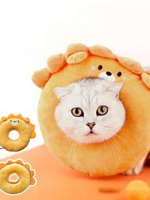 PETSIN 1PC Soft Lightweight Padded Cat Recovery Elizabeth Collar Adjustable Neck Cone Protector Anti-Lick Scratch Proof Wound Care Comfortable Non-Restrictive Durable Design For Post Operation Grooming Medical Care Small Cats Dogs Puppies Daily Use - View 11