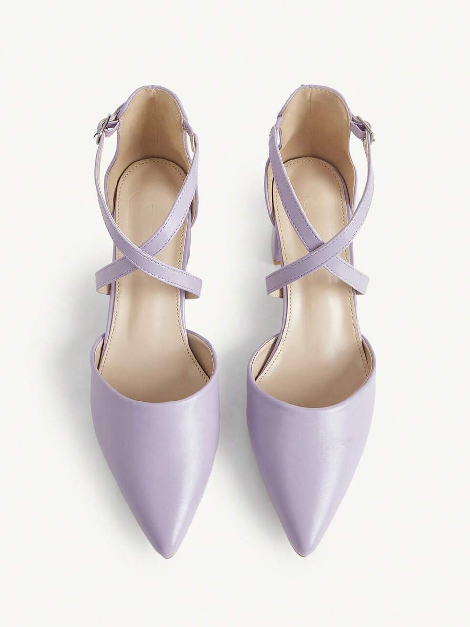 CUCCOO CHICEST Women's High-Heeled Shoes Pointed Light Purple Gentle Commuter Fall Shoes