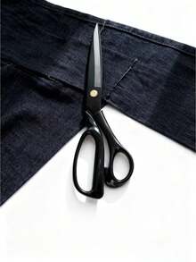 Professional 8/10/12-Inch Heavy-Duty Tailor Scissors - High Carbon Steel, Ergonomic Handle, Suitable For Cutting Artificial Leather And Fabrics - Ideal For Home, Office, And Fashion Designers - black - View 10