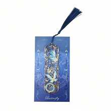 Butterfly Tassel Hollow Metal Bookmark, Reading Page Clip Gift - multicolor - View 8