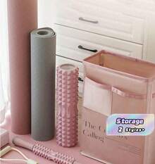 1 Yoga Mat Storage Basket Fitness Equipment Storage Basket Household Sewing Foam Shaft Storage Rack Removable, Convenient And Light - Multicolor - View 1