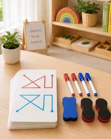 1 set de ayudas para el desarrollo del cerebro izquierdo y derecho: ayudas para el entrenamiento del pensamiento de todo el cerebro, atención, motricidad fina (color de los accesorios al azar)(algunas partes se envían al azar) - Multicolor - Ver 4