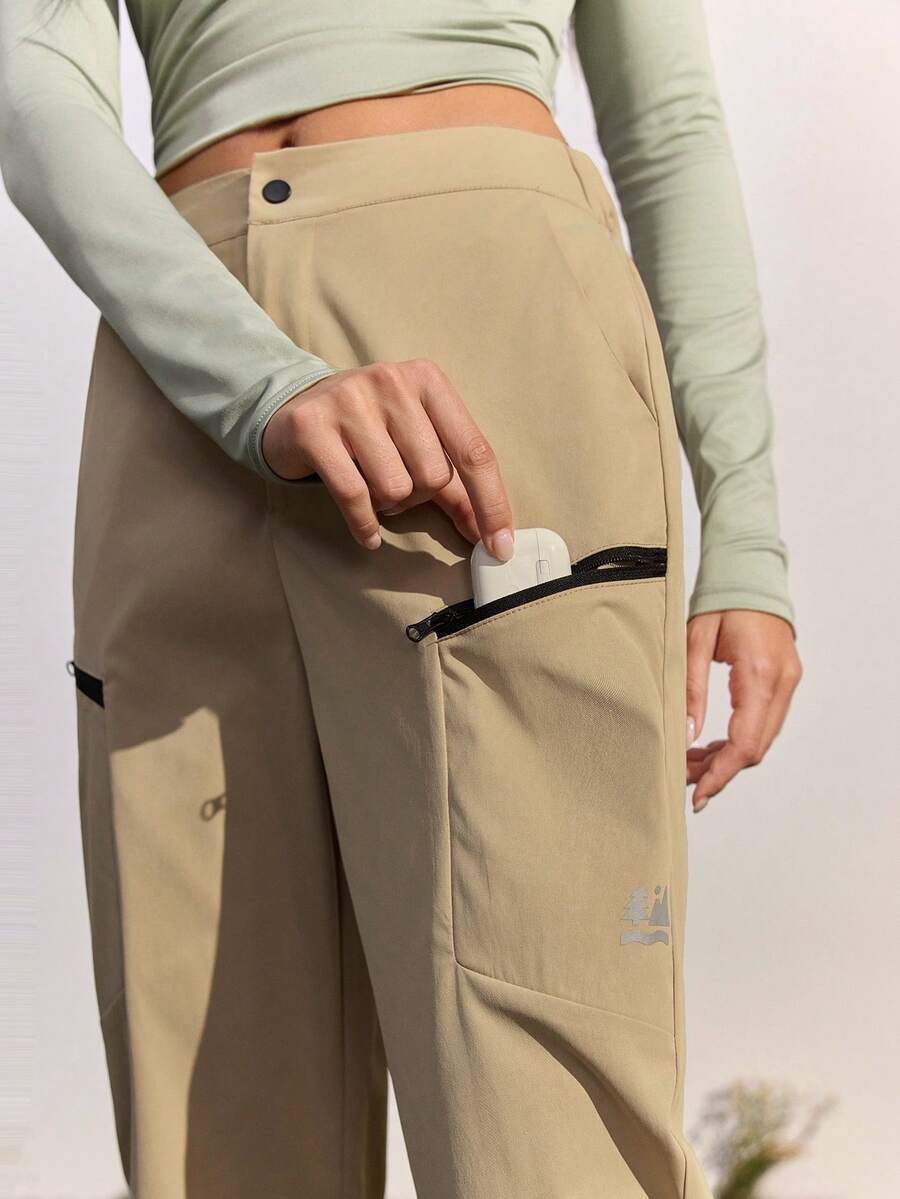 In My Nature Women's Outdoor Sports Elastic Waist Hiking Pants
