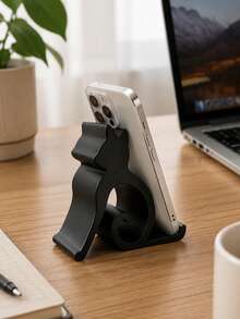 Cat-Themed Phone Holder Suitable For All Smartphones And Tablets; Perfect For Use In Bed, At The Office, Or In The Car. Features A Cute Kitten Design, Enables Hands-Free Video Calls, And Is A Must-Have For Pet Lovers-A Fun, Cat-Shaped Phone Stand. - Multicolor - View 8