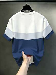 Manfinity Joysei Áo thun nam thời trang mùa hè, họa tiết hình vịt in trên cơ bụng, thích hợp mặc thường ngày. - Nhiều màu - Xem 2