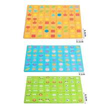 MINKOJA Desktop Solitaire Puzzle For Kids ,Domino Set, Family Interactive Toy For Boys & Girls Ages 3+, Logic Training Game Kit - Multicolor - View 9