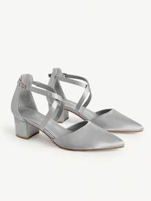 CUCCOO CHICEST Women's High-Heeled Shoes Pointed Light And Familiar Elegant Commuter Style - Grey - View 1