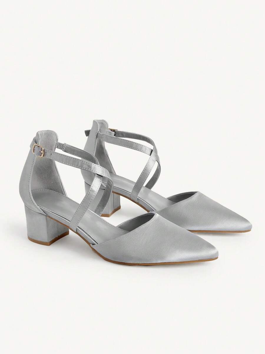 CUCCOO CHICEST Women's High-Heeled Shoes Pointed Light And Familiar Elegant Commuter Style - Grey - View 1
