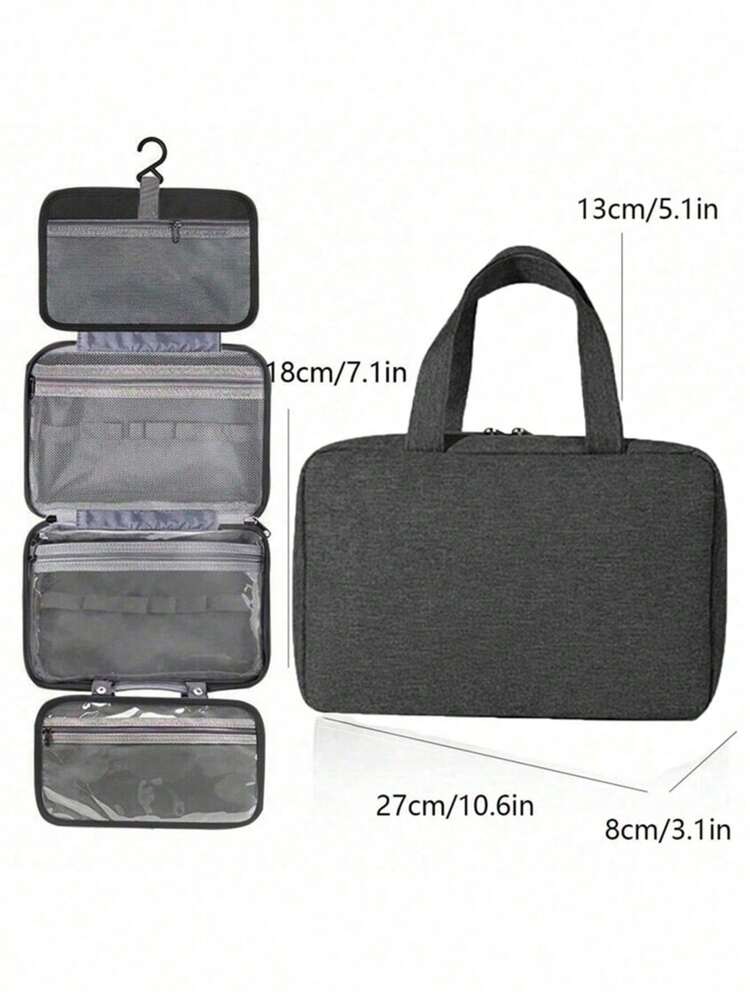 Hanging‑Type Portable Wash Bag, Travel Cosmetic Storage Bag And Makeup Bag - style - View 13