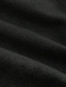 SHEIN Tall CURVE 大尺碼女款鈕扣設計不對稱下擺牛仔裙 正式約會之夜黑色夏季休閒傳統風 - 黑色 - 查看 4
