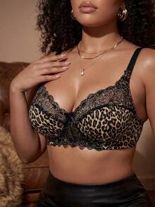 Bare Chapter Plus Size Non-Wired Bra 1 Piece - Multicolor - View 3