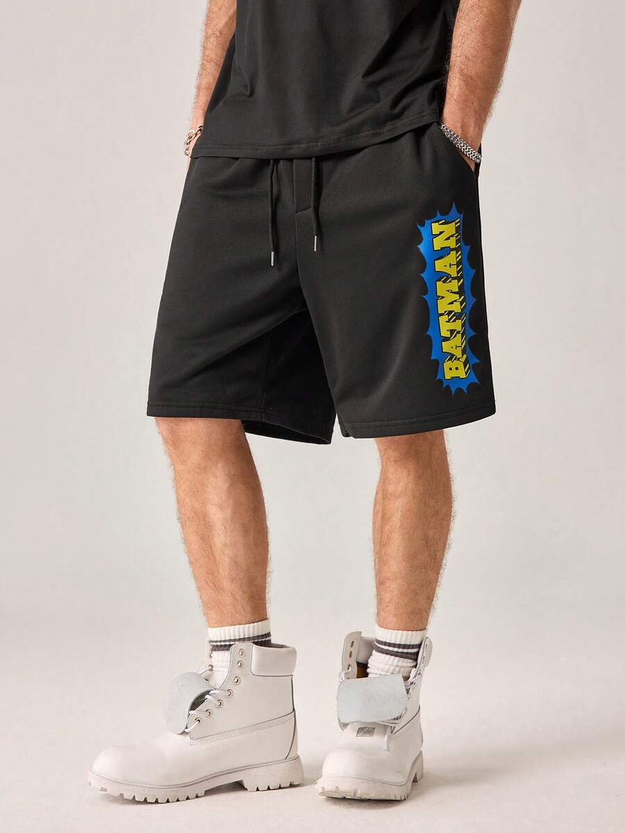 Strevion BATMAN Pantalones cortos para hombres - Negro - Ver 1