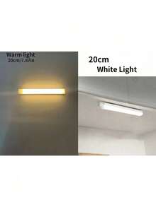 1PC USB Rechargeable PIR Motion Sensor LED Light Strip, Portable Sensor Cabinet Light, Suitable For Bedroom, Kitchen, Hallway, Bedroom Decor - Multicolor - View 25