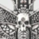 Black Pentagram Cross Chain Belt