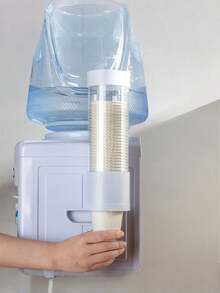 1 cái giá đựng cốc giấy dùng một lần tự động, gắn tường hoặc để bàn, chống bụi, dùng cho máy lọc nước, gia đình, dung tích lớn, giá lưu trữ cốc bên hông, trang trí phòng tắm, trang trí mùa thu, quay lại trường học - Nhiều màu - Xem 9