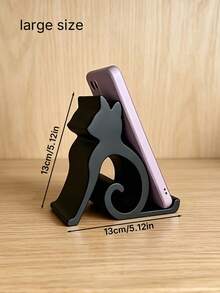 Cat-Themed Phone Holder Suitable For All Smartphones And Tablets; Perfect For Use In Bed, At The Office, Or In The Car. Features A Cute Kitten Design, Enables Hands-Free Video Calls, And Is A Must-Have For Pet Lovers-A Fun, Cat-Shaped Phone Stand. - Multicolor - View 11