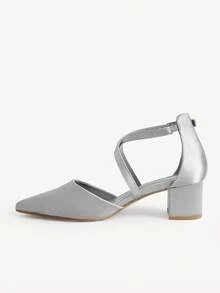 CUCCOO CHICEST Women's High-Heeled Shoes Pointed Light And Familiar Elegant Commuter Style - Grey - View 6