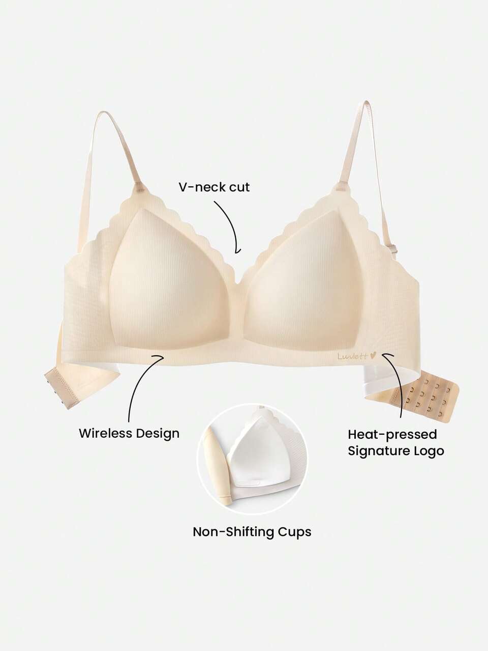 Wireless Seamless Breathable Bra