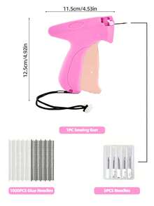 1 + 1000pcs Clothes Repair Sewing Gun Kit, Portable Clothing Mending Sewing Machine, Quick Stitch Gun, Mini Sewing Gun, Fast Mending Clothes Quilt Sewing Gun, Sewing Binding Machine - Type F - View 8