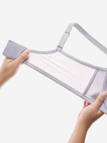 LUVLETTE Plus Lingerie Lounge Curve 透視全罩式支撐透氣鋼圈性感無內墊紫色蕾絲優雅網布縮胸內衣 新娘內衣 - 紫丁香色 - 查看 7