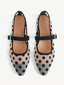 CUCCOO CHICEST Women's Shoes Spring And Summer New Big Wave Points, Buckle Design, Low Vamp Square Toe, Comfortable And Simple Holiday Women's Flats, Essential For Commuting, Casual And Versatile, Party Afternoon Tea Holiday Gifts - apricot wave - View 2