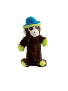 PETSIN Monkey Plush Dog Toy With Squeaker, Interactive Squeaky Dog Toy For Medium Large Dogs, Durable Chew Toy For Aggressive Chewers, Funny Stuffed Dog Toy For Fetch Tug Play, Soft Dog Toys For Boredom Relief And Indoor Fun - Mineral water bottle monkey - View 2
