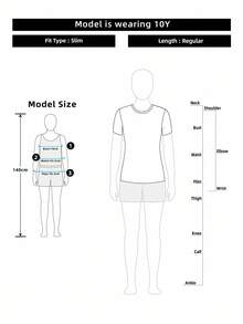 SHEIN Sparklyn 兩件舒適加厚抓絨內裡中高領長袖保暖內層衣，適用於前青春期女孩，隨機發貨 - 粉色 - 查看 5