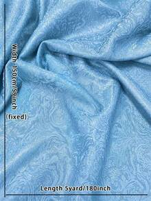1pc 5 Yards Luxurious Damask Jacquard Fabric, With Embossed Texture And Exquisite Pattern, Soft And Breathable Material Suitable For Dresses, Formal Evening Gowns, Tablecloths, Curtains, Elegant Home Decor And DIY Sewing Crafts - multicolor - View 12