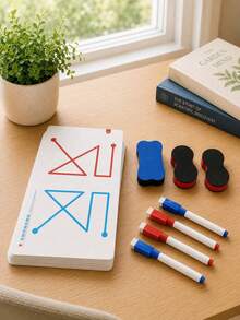 1 set de ayudas para el desarrollo del cerebro izquierdo y derecho: ayudas para el entrenamiento del pensamiento de todo el cerebro, atención, motricidad fina (color de los accesorios al azar)(algunas partes se envían al azar) - Multicolor - Ver 8