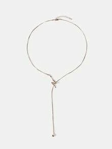 MOTF PREMIUM Collar largo ajustable extraíble en oro rosa - Oro rosa - Ver 5