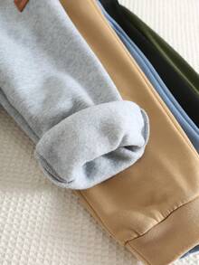 SHEIN 5件組 5Young Boy 寬鬆運動長褲，百搭休閒褲，適合春、秋、冬，適用於學校、居家、外出，多件裝 - 彩色 - 查看 7