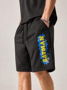Strevion BATMAN Pantalones cortos para hombres - Negro - Ver 7