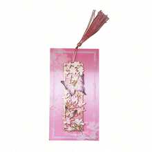 Butterfly Tassel Hollow Metal Bookmark, Reading Page Clip Gift - multicolor - View 9