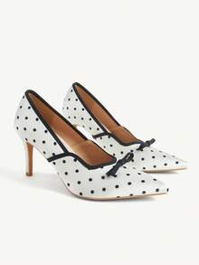 CUCCOO CHICEST New White Pointed Thin Heel Fashion Glass Point Temperament High Sense Women's High Heel Shoes - White - View 7